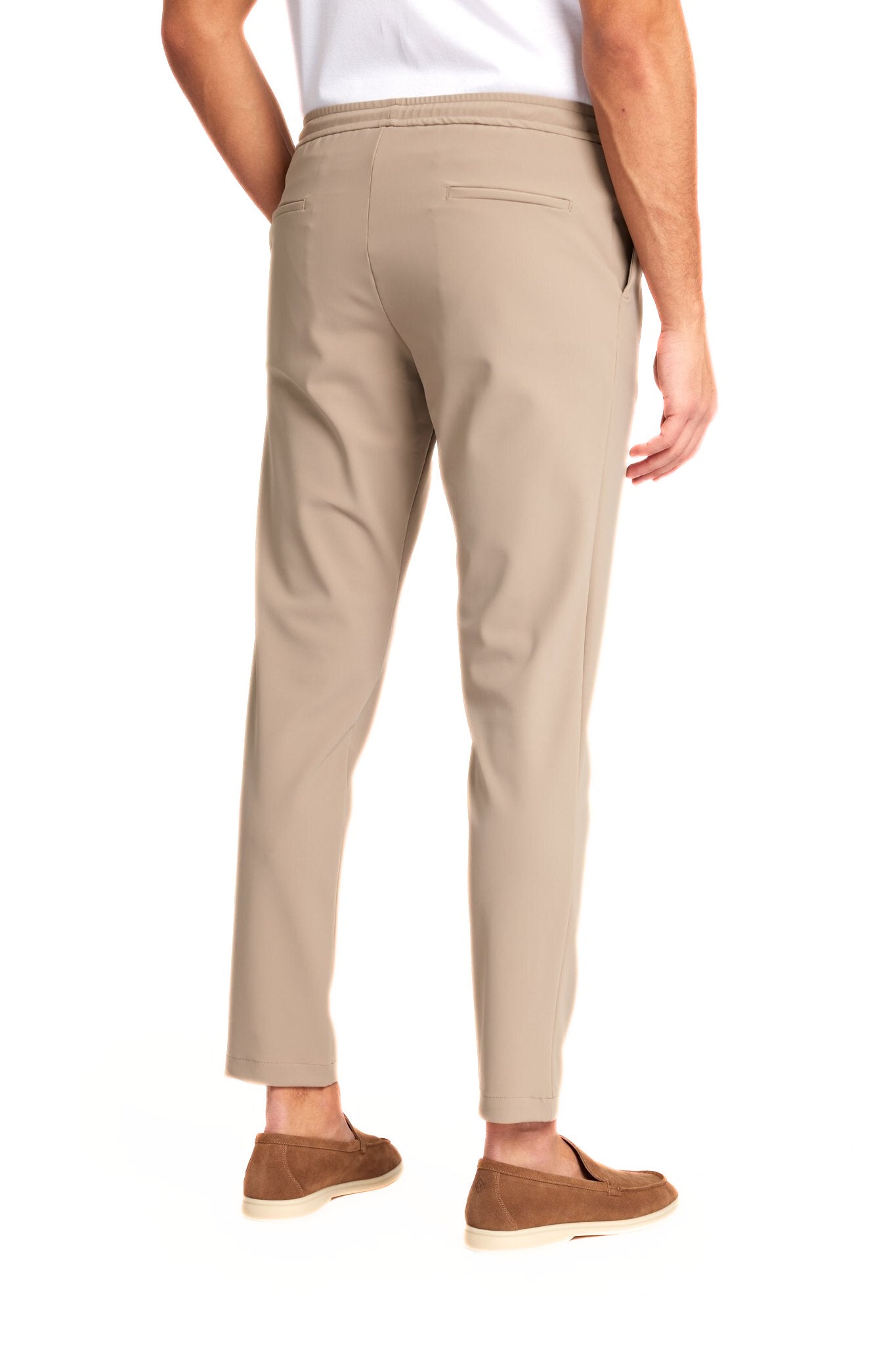 Vanoria Beige Stretch Pantalon