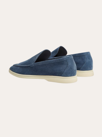 Refined Suede Loafers – Intens Blauw