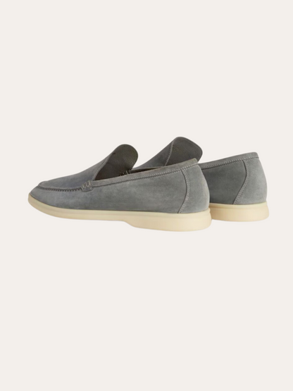 Refined Suede Loafers – Donkergrijs