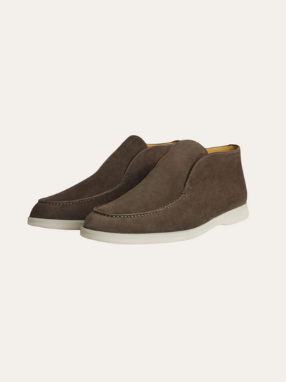 Suède City Loafers – Donkergrijs