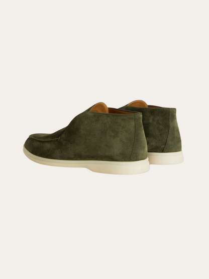 Suède City Loafers - Profond Groen