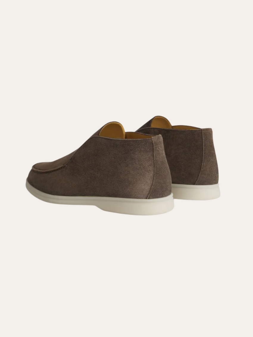 Suède City Loafers – Donkergrijs