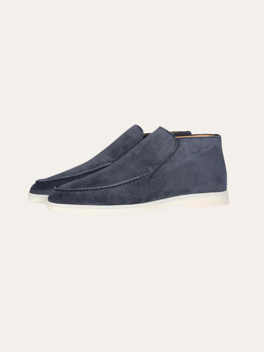 Signature Loafers – Staalblauw