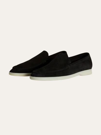 Refined Suede Loafers – Zwart