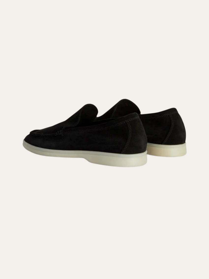 Refined Suede Loafers – Zwart