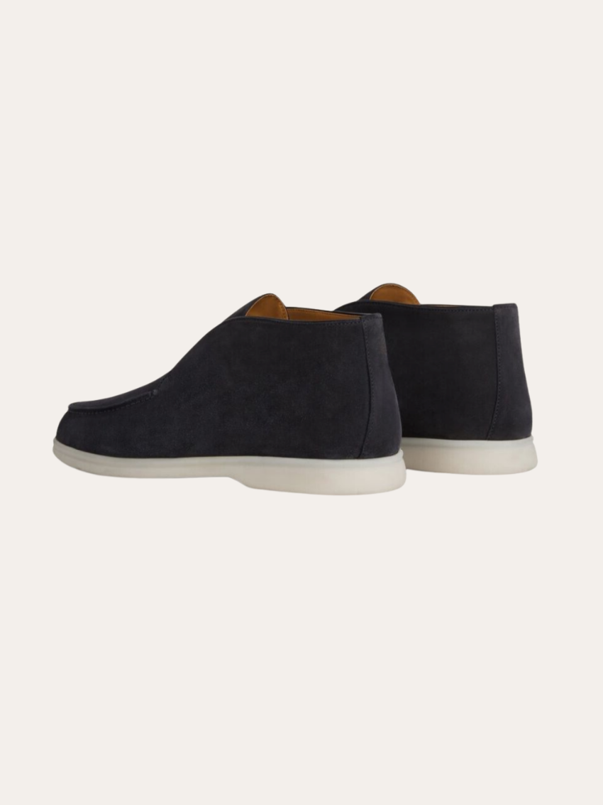 Suède City Loafers – Navy Blauw